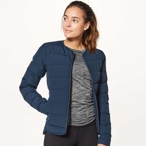 Lululemon Just Enough Fluff down jacket inkwell